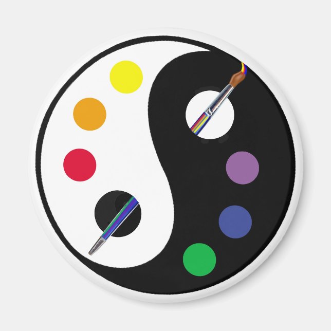 Yin Yang Palette Magnet (Front)