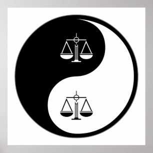 Yin Yang Paralegal Work Poster