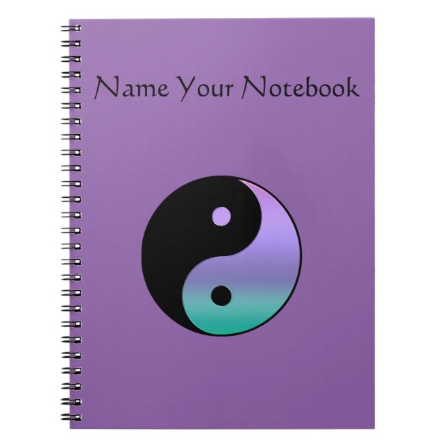 Yin-Yang Personalised Notebook, Notebook (Front)
