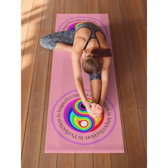 Yin Yang Pink Workout, Pilates and Yoga Mat (Yin Yang Pink Workout, Pilates and Yoga Mat)