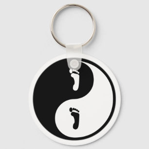 Yin Yang Podiatry Key Ring