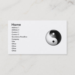 Yin & Yang Profile Card