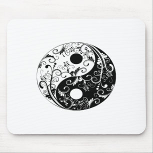 Yin Yang Qi Gong Yoga Tai Chi  Mouse Pad