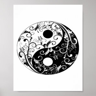 Yin Yang Qi Gong Yoga Tai Chi Poster