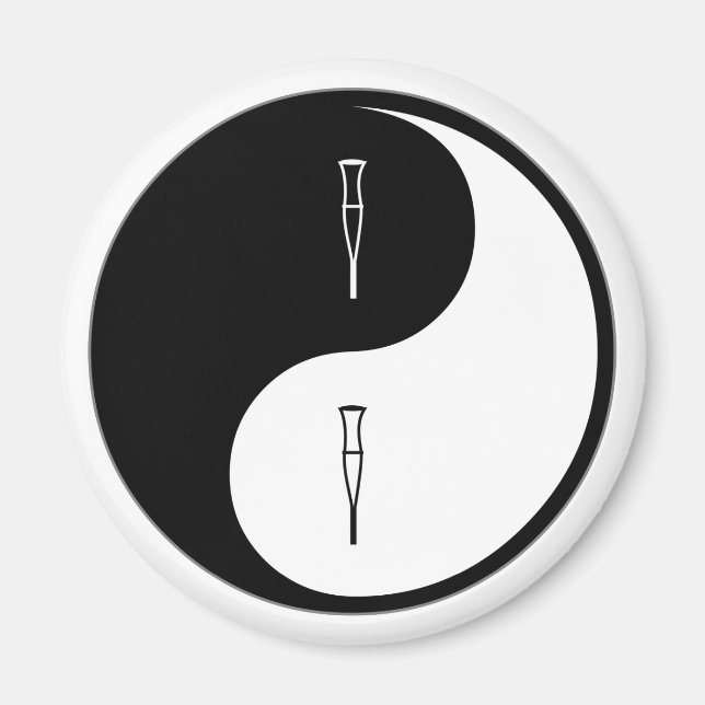 Yin Yang Rehabilitation Magnet (Front)