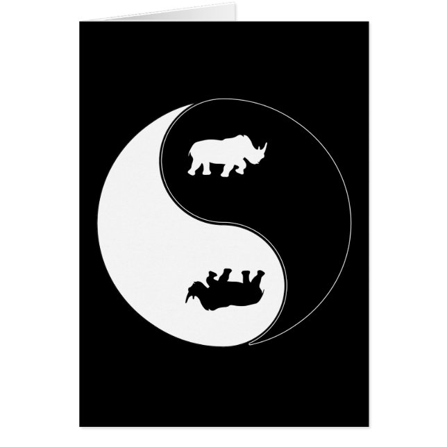 Yin Yang Rhinoceros (Front)