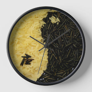 Yin Yang Rice Kitchen Clock