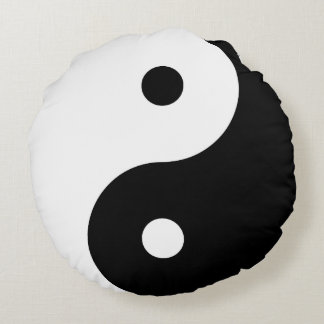 "YIN YANG" ROUND CUSHION