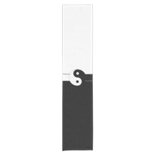 Yin yang short table runner