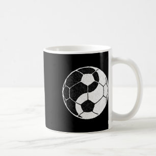Yin Yang Soccer Graphic For Men Women Boys And Gir Coffee Mug