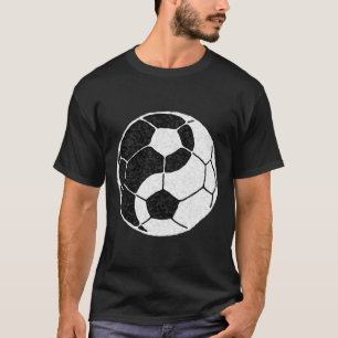 Yin Yang Soccer Graphic For Men Women Boys And Gir T-Shirt