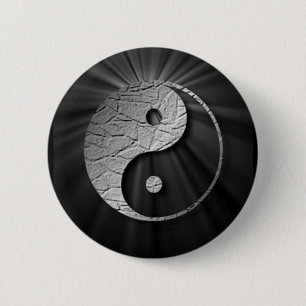 Yin Yang Starburst Publication1 6 Cm Round Badge
