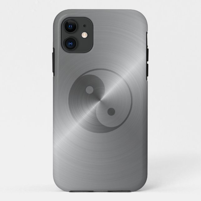 Yin Yang (Steel) Case-Mate iPhone Case (Back)