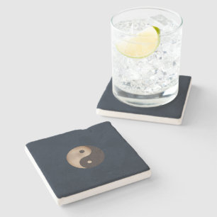 Yin Yang Stone Coaster