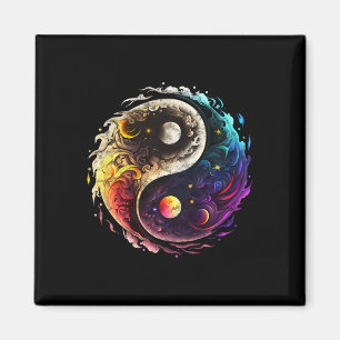 Yin Yang, Sun, Moon, Universe, Tai Chi, Qigong, Yo Magnet