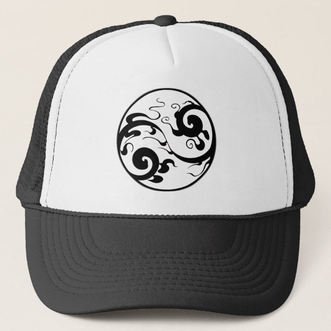 Yin-Yang Swirl Hat (Front)