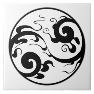 Yin Yang Swirl tile