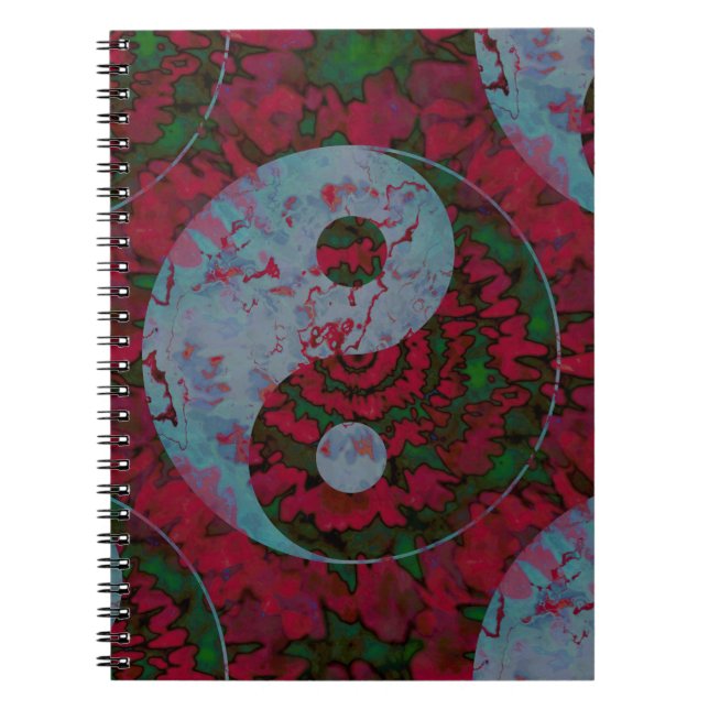 Yin Yang Symbol Art Notebook (Front)