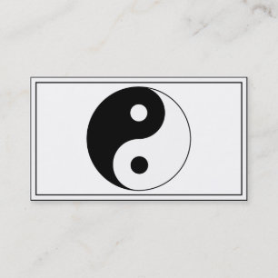 Yin / Yang Symbol Business Card