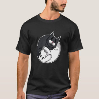 Yin Yang Symbol Cat Dog Funny Animal Cute Pet Owne T-Shirt