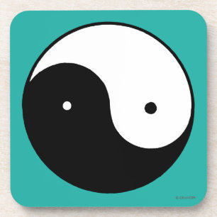 Yin Yang Symbol Coaster