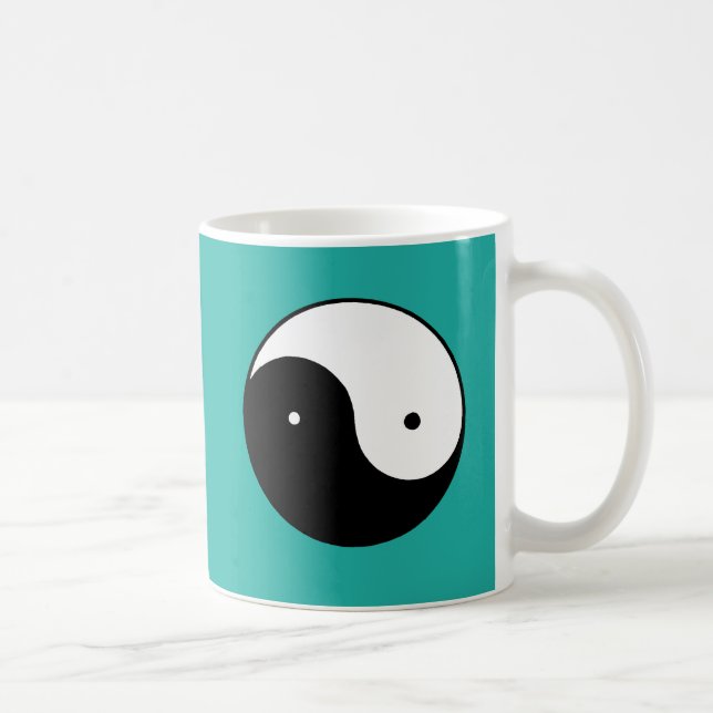 Yin Yang Symbol Coffee Mug (Right)