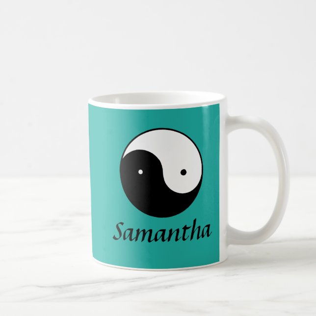 Yin Yang Symbol Coffee Mug (Right)