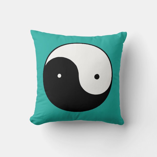 Yin Yang Symbol Cushion (Front)
