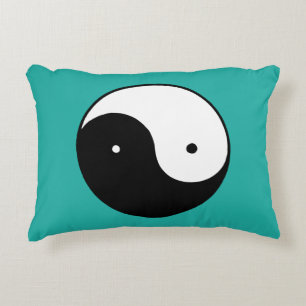 Yin Yang Symbol Decorative Cushion