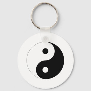 Yin-Yang Symbol Key Ring