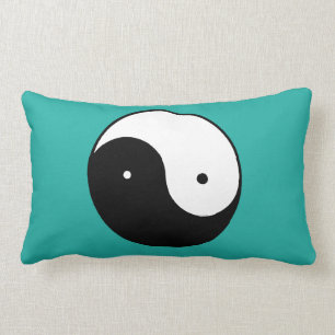 Yin Yang Symbol Lumbar Cushion