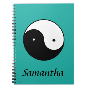 Yin Yang Symbol Notebook