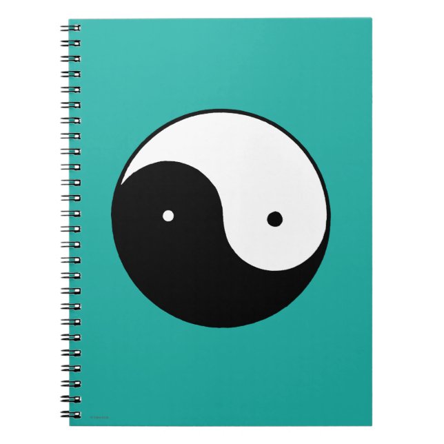 Yin Yang Symbol Notebook (Front)