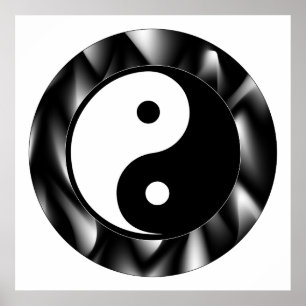 Yin Yang Symbol Poster