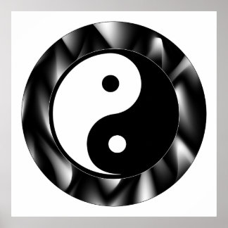 Yin Yang Symbol Poster