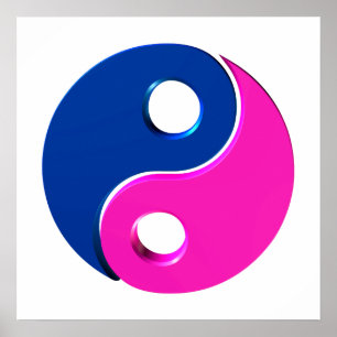 Yin Yang symbol Poster