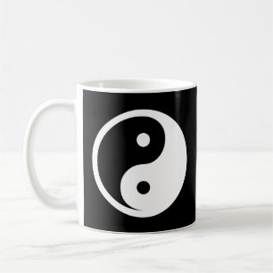 Yin Yang Symbol - solid tattoo design 2 Coffee Mug