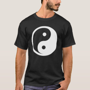 Yin Yang Symbol - solid tattoo design 2 T-Shirt
