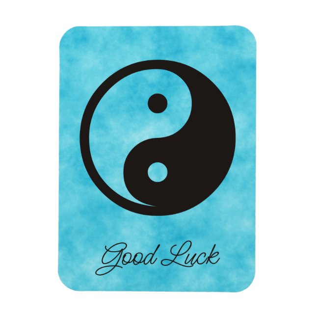 Yin Yang Symbol - solid tattoo design Magnet (Vertical)