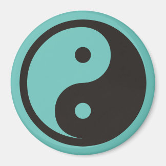 Yin Yang Symbol - solid tattoo design Magnet