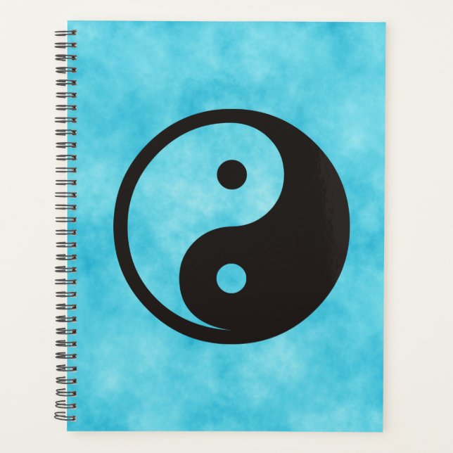 Yin Yang Symbol - solid tattoo design Planner (Front)