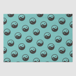 Yin Yang Symbol - solid tattoo design Tissue Paper