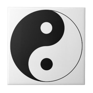 Yin Yang Symbol Spiritual Ceramic Tile