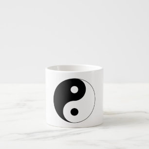 Yin Yang Symbol Spiritual Espresso Cup
