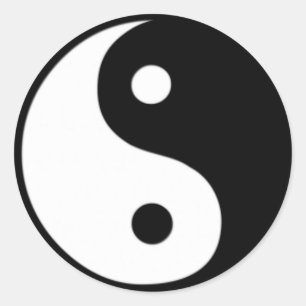 Yin & Yang Symbol Sticker