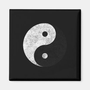 Yin Yang Symbol Tao Taijitu Yoga Peace Love Magnet