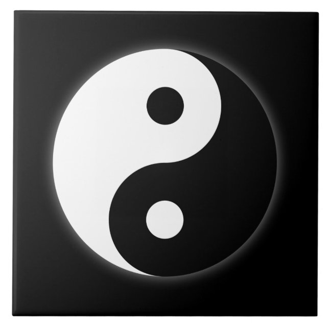 Yin Yang Symbol Tile (Front)