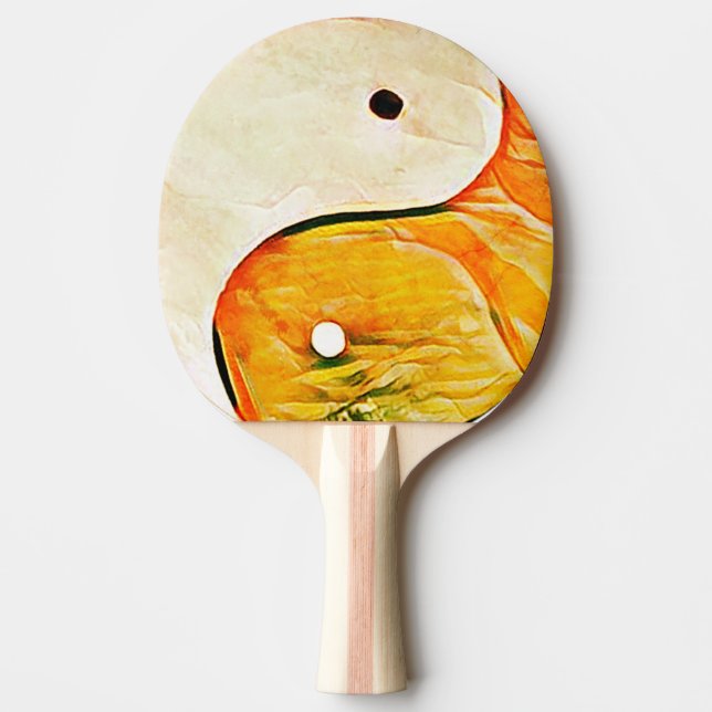 Yin Yang Tao Symbol Ping Pong Paddle (Front)