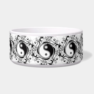 Yin Yang Tattoo Ornamental Style