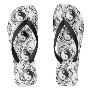 Yin Yang Tattoo Ornamental Style Thongs